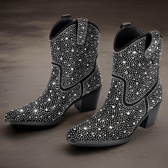 LUMEHEEL • Rhinestone Cowboy Boots - Picture 11 of 11